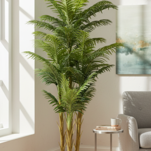 Artificial Palm Tree 8.2 Feet For Villas, Farmhouse, Office, Hotel Decor and Housewarming Gift - Premium Selection -2.5 Meter Tall