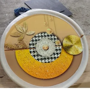 Led Crystal Painting For Luxury Decor and Gifting - 24 by 24 inch