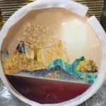 Led Crystal Painting For Luxury Decor and Gifting - 24 by 24 inch