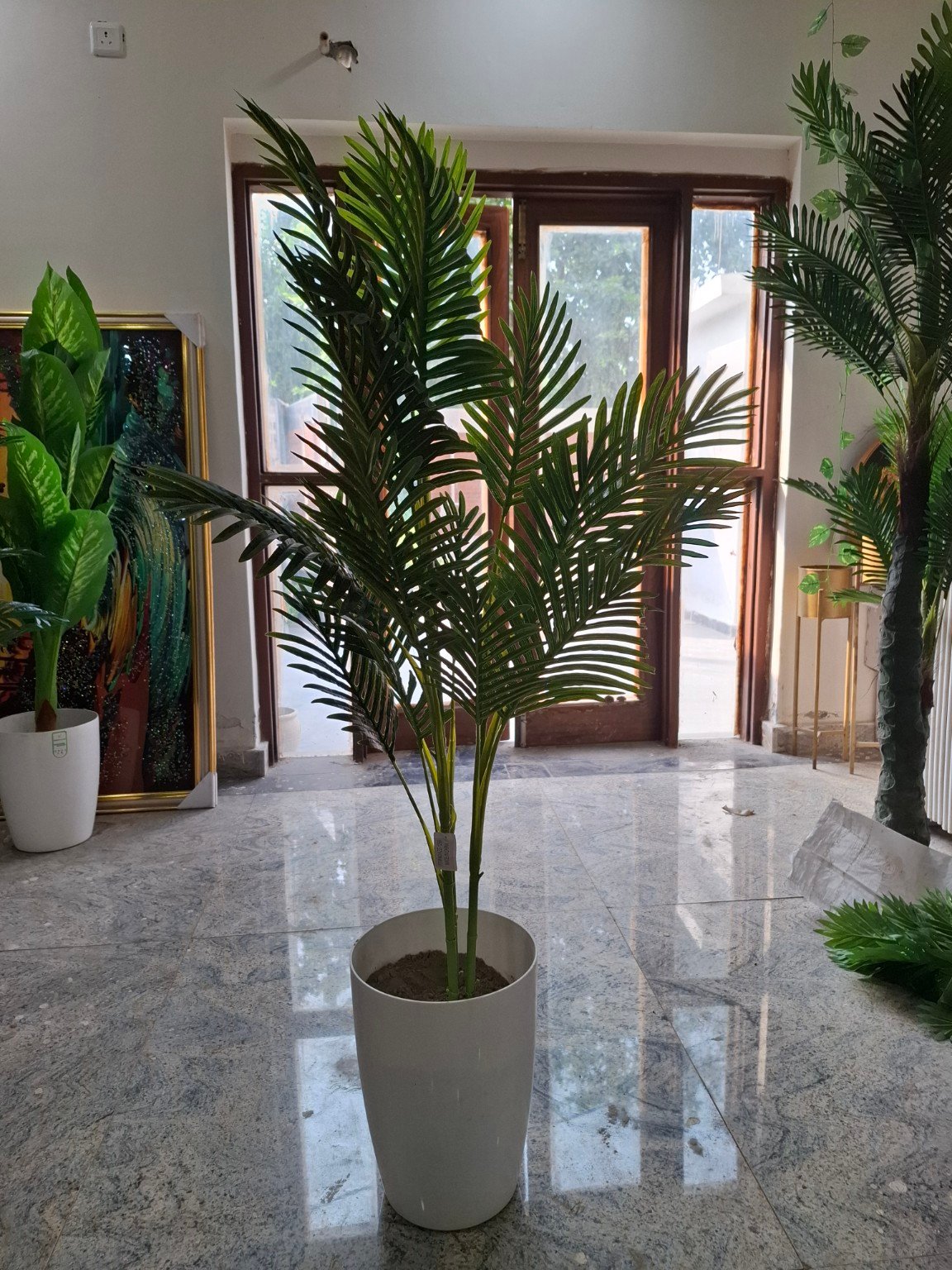 KAYKON Artificial Areca Palm Tree For Luxury Decor Without Vase 4 Feet - Image 3