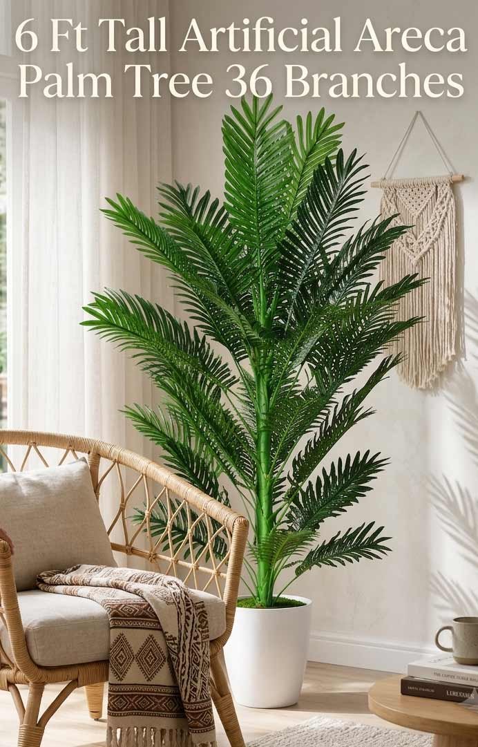 6 feet tall palm tree