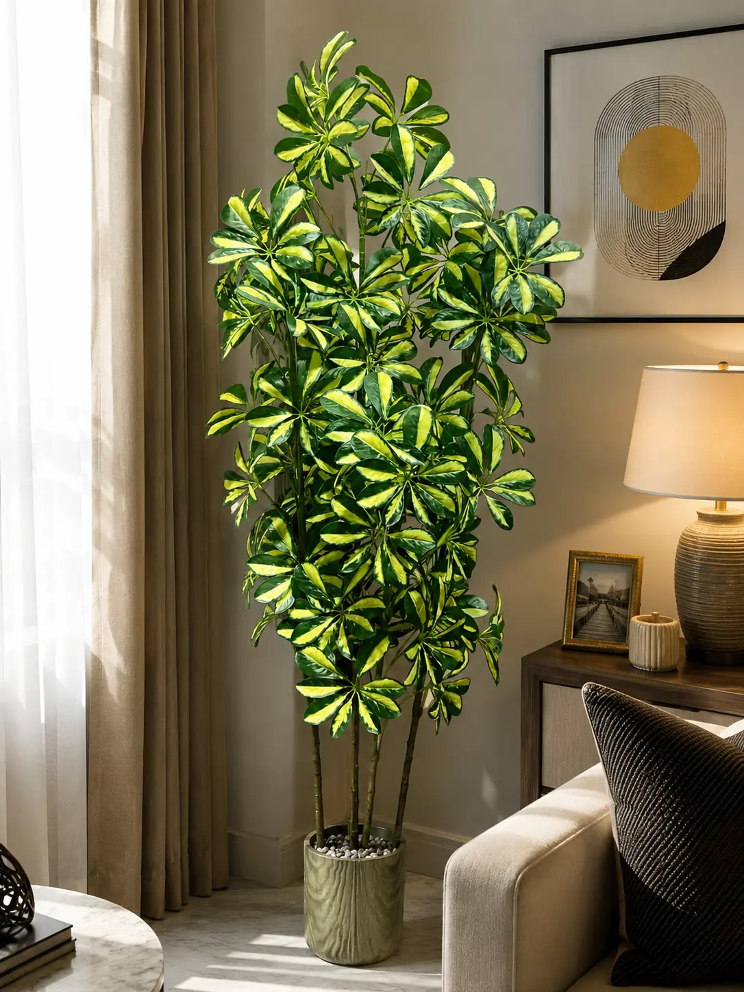 6 feet artificial cheeku tree