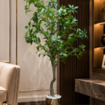 KAYKON Artificial Ficus Tree Indoor Decor Premium Collection 4 Feet